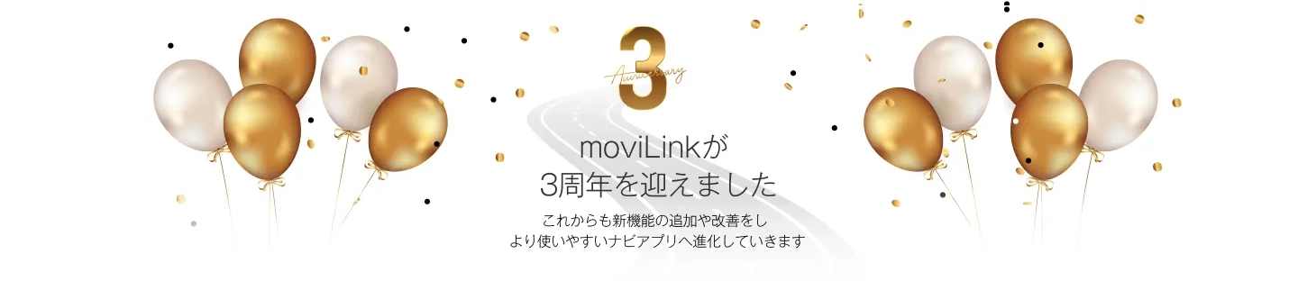 moviLinkが3周年を迎えました